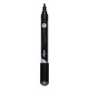 Marqueur - Peinture acrylique - Noir - Permanent - Pointe biseautée 6mm - Marbel - Darwi