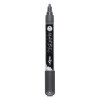 Marqueur - Peinture acrylique - Anthracite - Permanent - Pointe ronde 1mm - Marbel - Darwi