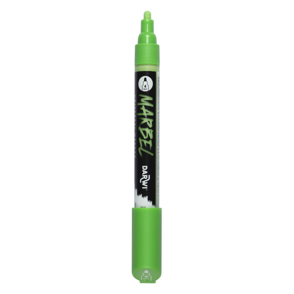 Marqueur - Peinture acrylique - Vert prairie - Permanent - Pointe ronde 1mm - Marbel - Darwi
