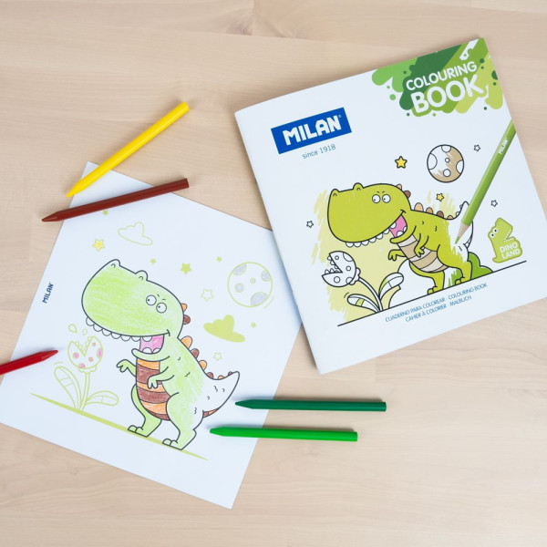 Cahier de coloriage - Enfant - Dinosaures - 20 dessins à colorier - Dès 4 ans