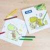 Cahier de coloriage - Enfant - Dinosaures - 20 dessins à colorier - Dès 4 ans