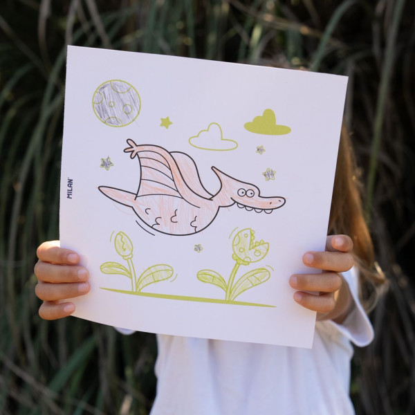 Cahier de coloriage - Enfant - Dinosaures - 20 dessins à colorier - Dès 4 ans
