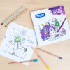 Cahier de coloriage - Enfant - Extraterrestres - Aliens - E.T. - Fusée - Poissons - Dès 4 ans