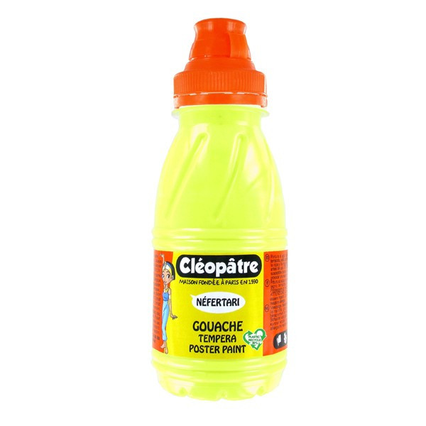 photo-Peinture gouache Néfertari - Jaune fluo - 250 ml - Cléopâtre