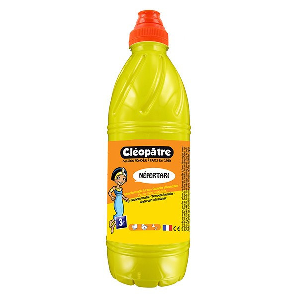 photo-Peinture gouache Néfertari - Jaune primaire - 1L - Cléopâtre