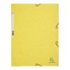 photo-Chemise à élastique 3 rabats - A4 - Jaune citron - Exacompta