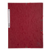 photo-Chemise à élastique 3 rabats - A4 - Rouge Cerise - Exacompta