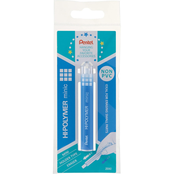 Gomme - Blanche - Stylo-gomme - Précis - Pour crayon graphite et couleur - Pentel