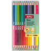 photo - Crayons de couleurs - Double pointe - 24 couleurs vives - Scolaire - Coloriage - Apli Kids
