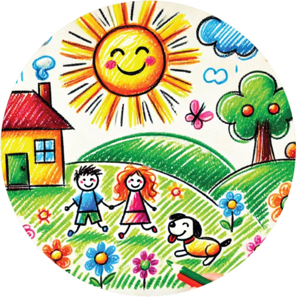 Crayons de couleurs - Double pointe - 24 couleurs vives - Scolaire - Coloriage - Apli Kids