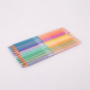 Crayons de couleurs - Double pointe - 24 couleurs pastels - Scolaire - Coloriage - Apli Kids