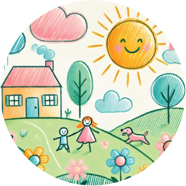 Crayons de couleurs - Double pointe - 24 couleurs pastels - Scolaire - Coloriage - Apli Kids