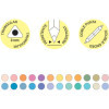 Crayons de couleurs - Double pointe - 24 couleurs pastels - Scolaire - Coloriage - Apli Kids