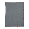 photo-Chemise à élastique 3 rabats - A4 - Gris - Exacompta