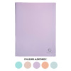 Porte-vue - 80 vues - Couleurs pastels - Exacompta