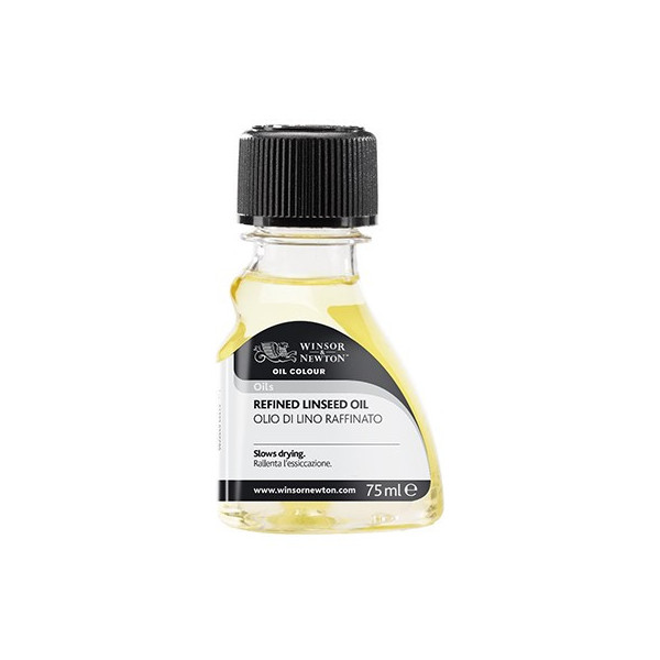 photo-Huile de lin raffinée - Peinture à l'huile - 75ml - Winsor & Newton