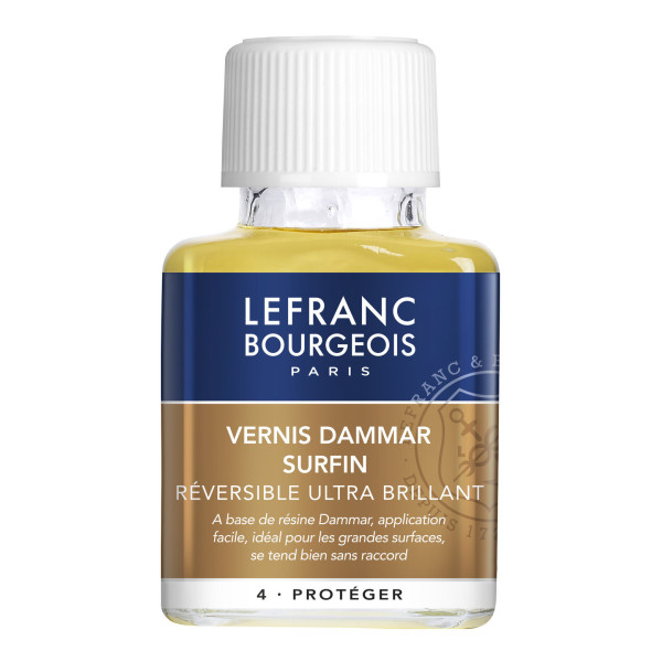 photo-Vernis Dammar surfin - Lefranc Bourgeois - Ultra brillant - 75ml