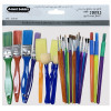 photo-Lot de 25 pinceaux et brosses - Ecole et loisirs créatifs - Formes et tailles assorties