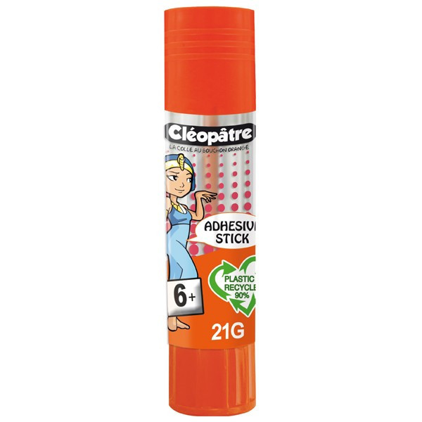 photo-Bâton de colle - Transparente - Cléostick Adhésive - 21g - Cléopâtre