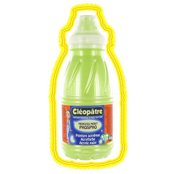 photo-Peinture acrylique Princess Mérit - Phosphorescente - 250 ml - Cléopâtre