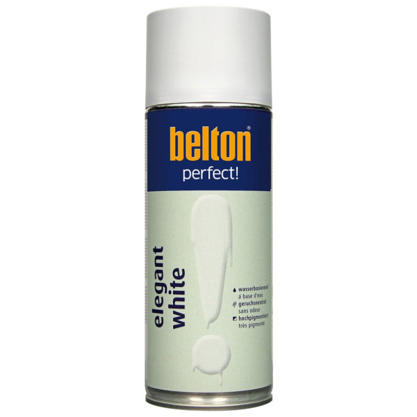 photo - Bombe de peinture - Blanc élégant - Tous supports - Belton Perfect! - 400ml
