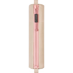 Trousse ronde - Scolaire - Beige - 20 x 4,5 cm - Brunnen