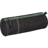 photo-Grande trousse scolaire - Ronde - Noir - Imitation jeans - 20 x 4,5 cm - Brunnen