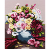 photo-Peinture par numéros - Bouquet de fleurs tendres - 30 x 40 cm - Niveau intermédiaire