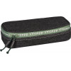 photo-Grande trousse scolaire - Rectangulaire - Noir - Imitation jeans - 22 x 11 x 6 cm - Brunnen