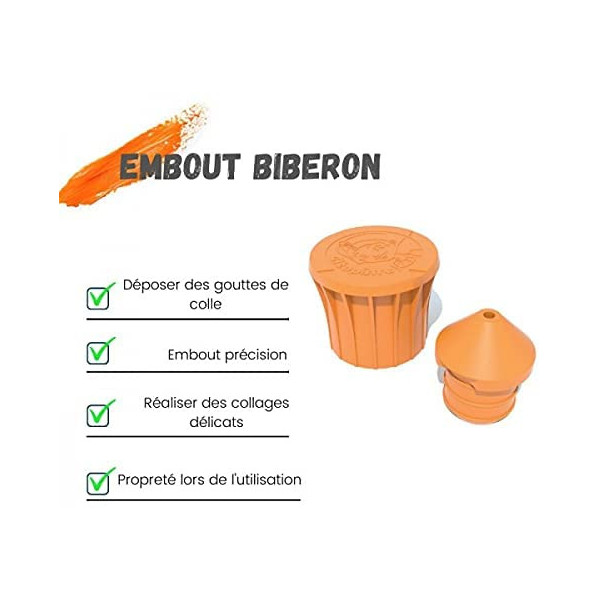 Colle blanche - Cléopâtre -  Bidon Vinyl'Ecole 2 kg + flacon 100 g