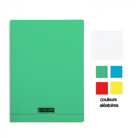 Cahier - 24x32(cm) - Petits carreaux - 96 pages - couverture en polypro - sans spirale - Clairefontaine | Artmania