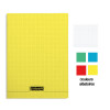 Cahier - 24x32(cm) - Petits carreaux - 96 pages - couverture en polypro - sans spirale - Clairefontaine