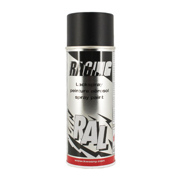 photo-Bombe de peinture carrosserie voiture Racing noir mat RAL 9005 400ml