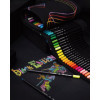 Lot de 72 crayons de couleurs - Trousse rouleau - Faber-Castell - Black Edition