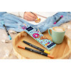 Etui de 4 feutres de coloriage - A base d'alcool - Double pointes - Faber-Castell - Goldfaber - Bold & Easy
