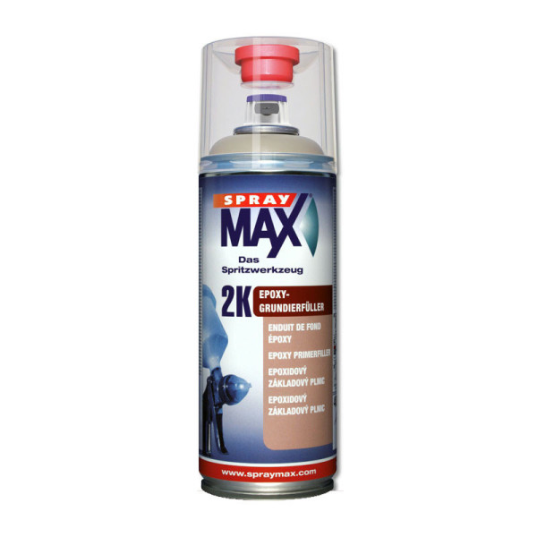 photo-Bombe aérosol - Enduit de fond époxy - Beige - Automobile - 2K Spray max