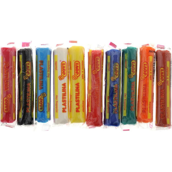 Etui de 10 pâtes à modeler Jovi assortiment de couleurs