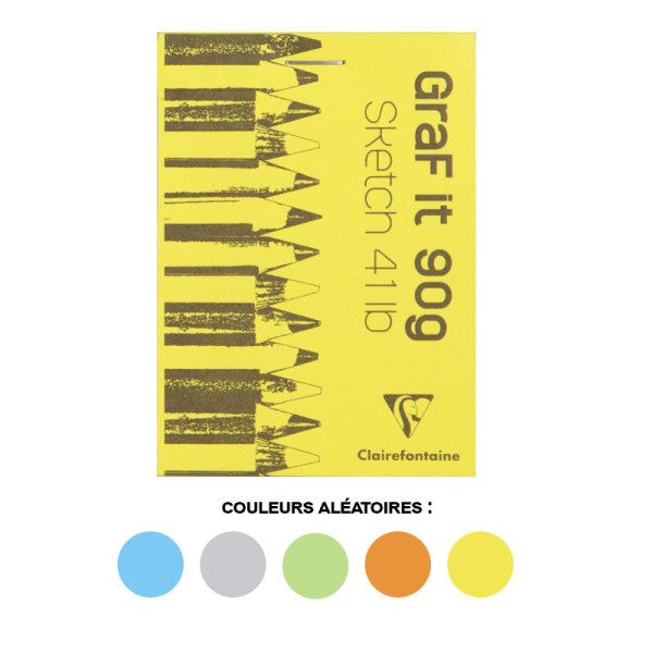 Bloc Graf'It Sketch A3 - 42 x 29,7 Cm - Uni - 90G - 80 Feuilles - Clairefontaine