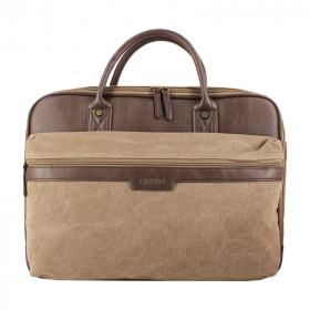 Sacoche pour ordinateur portable pc 15 pouces marron Cristo Urban