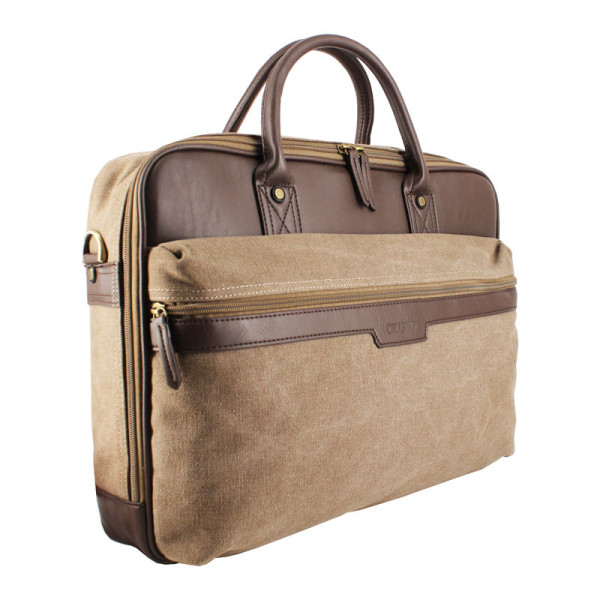 Sacoche pour ordinateur portable pc 15 pouces marron Cristo Urban