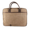 Sacoche pour ordinateur portable pc 15 pouces marron Cristo Urban