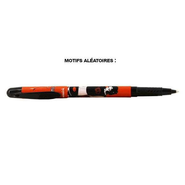 photo-Stylo roller - Rechargeable - Encre bleue effaçable - Pop Music - RollInk