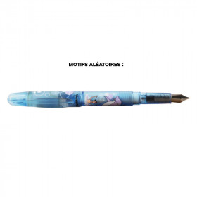Stylo plume - Encre bleue effaçable - Animaux rigolos - PlumInk