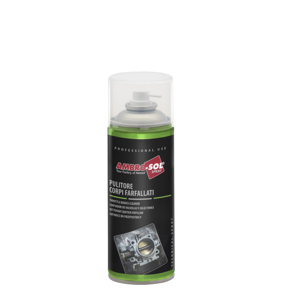 photo-Bombe aérosol - Produit nettoyant pour les boîtiers papillon - 400ml - Ambro Sol