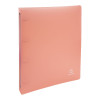 photo-Classeur - A4 + - Polypro - 4 anneaux - Corail - Chromaline - Exacompta