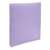 photo-Classeur - A4 + - Polypro - 4 anneaux - Mauve - Chromaline - Exacompta