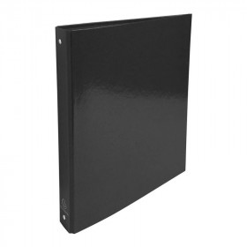 photo-Classeur - A4 + - Carton rigide - 4 anneaux - Noir - Iderama - Exacompta