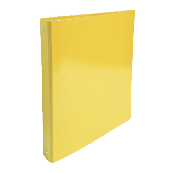 photo-Classeur - A4 + - Carton rigide - 4 anneaux - Jaune - Iderama - Exacompta