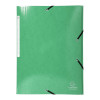 photo-Chemise à élastique 3 rabats - A4 - Vert - Carte lustrée - Iderama - Exacompta