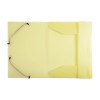 Chemise à élastique 3 rabats - A4 - Jaune - Polypro - Chromaline - Exacompta